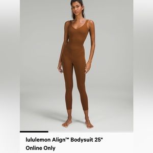 Align lululemon bodysuit 25”